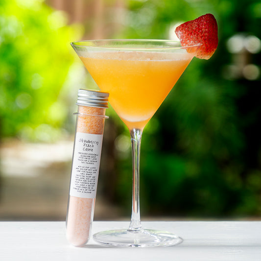 Strawberry Peach Cosmo Cocktail Shot