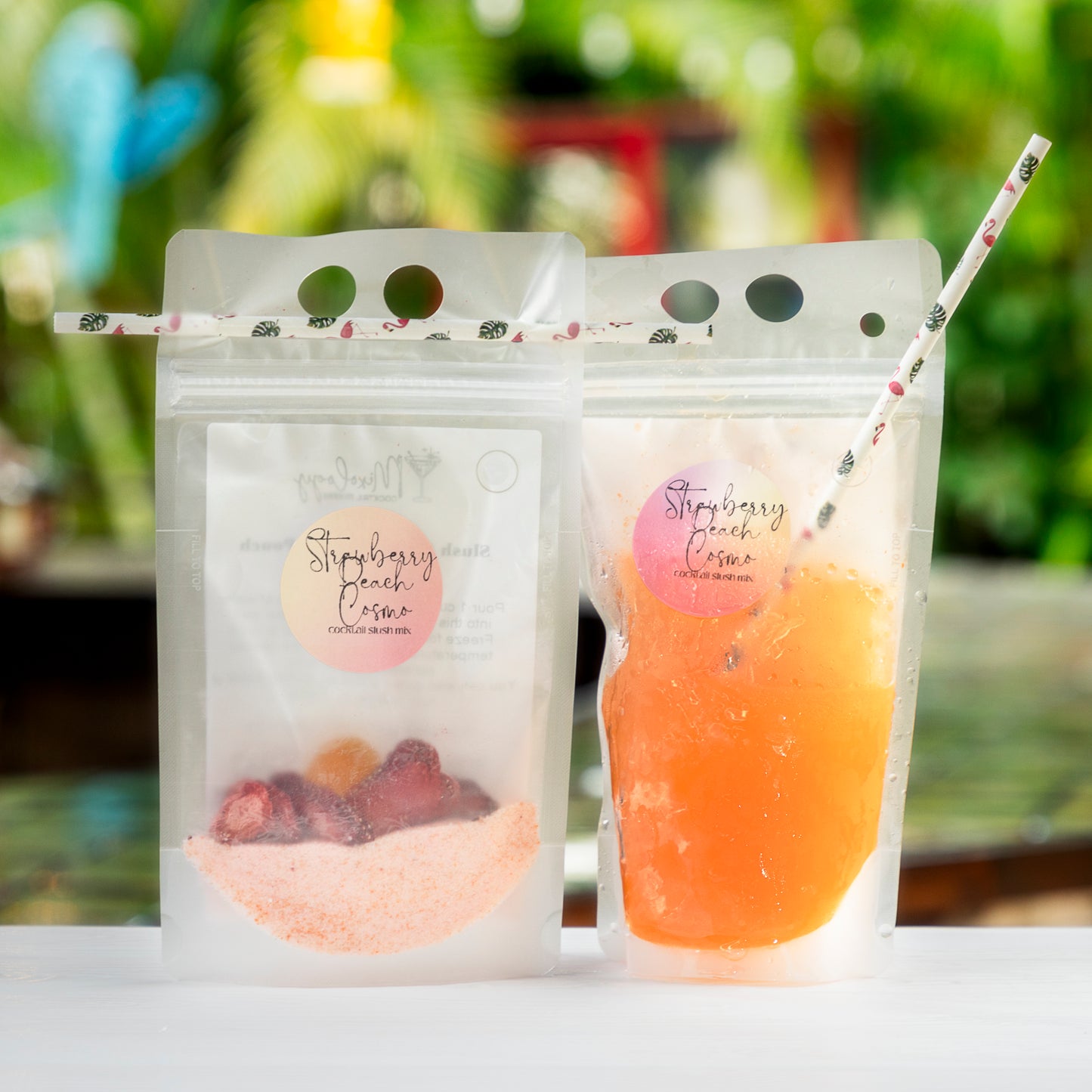 Strawberry Peach Cosmo Cocktail Pouch