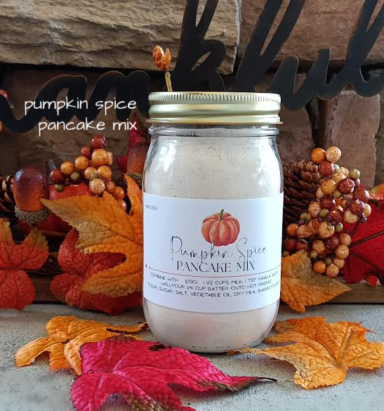 Pumpkin Spice Pancake Mix Jar