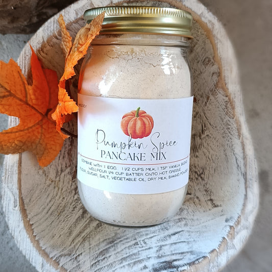 Pumpkin Spice Pancake Mix Jar