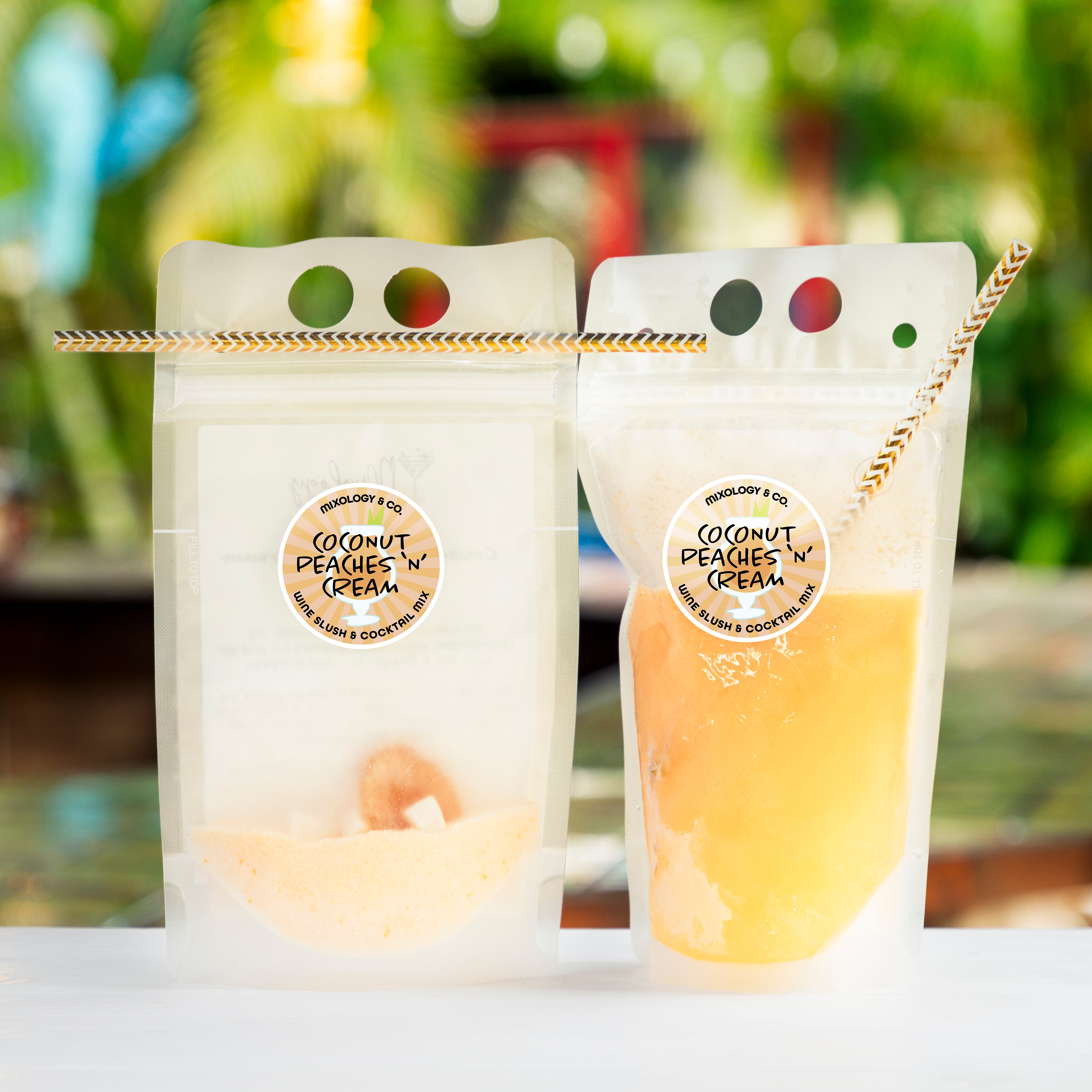 Coconut Peaches & Cream Cocktail Pouch – Mixology & Co.