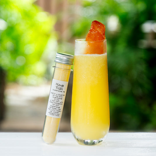 Mango Bellini Cocktail Shot