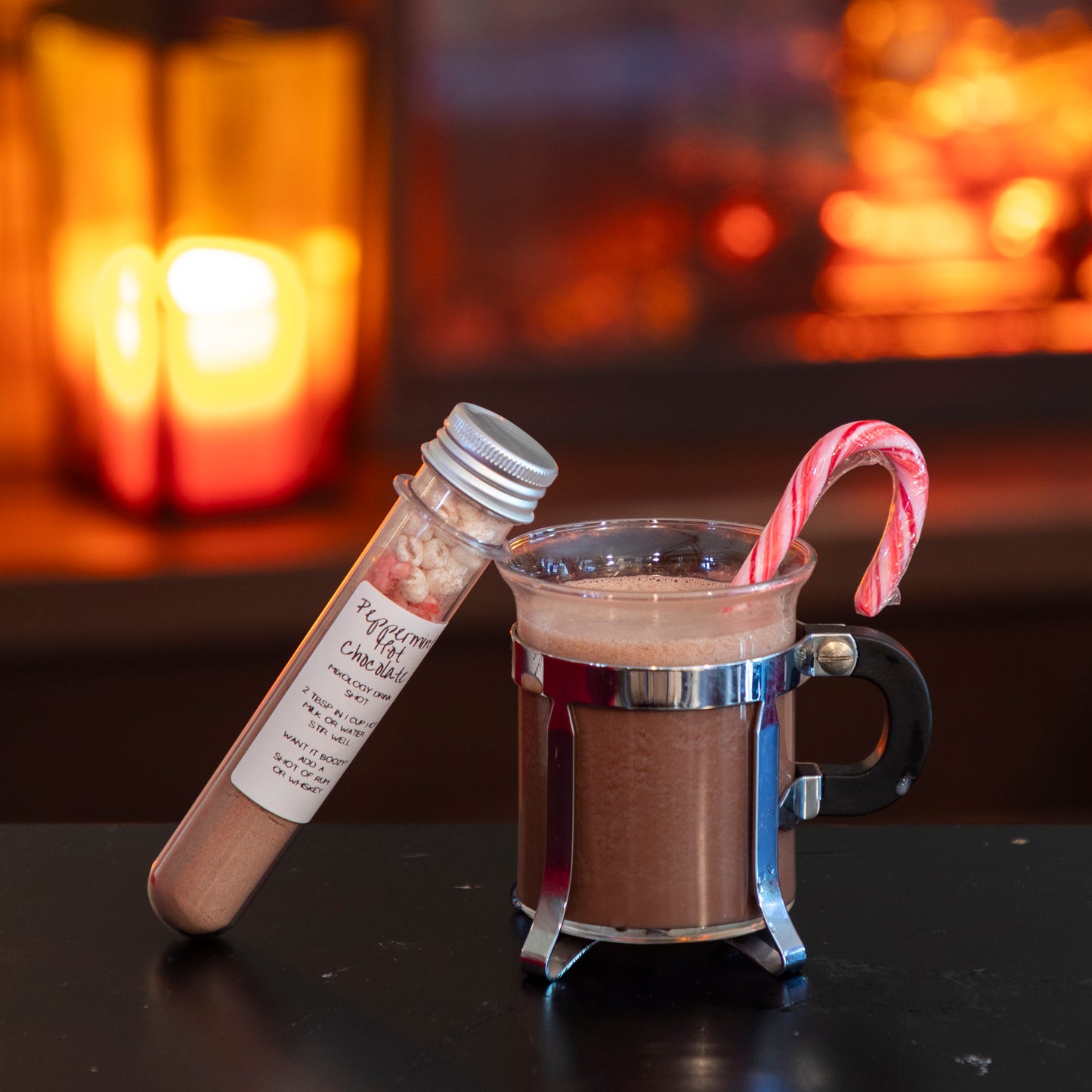 SEASONAL: Peppermint Hot Chocolate Mix Shot