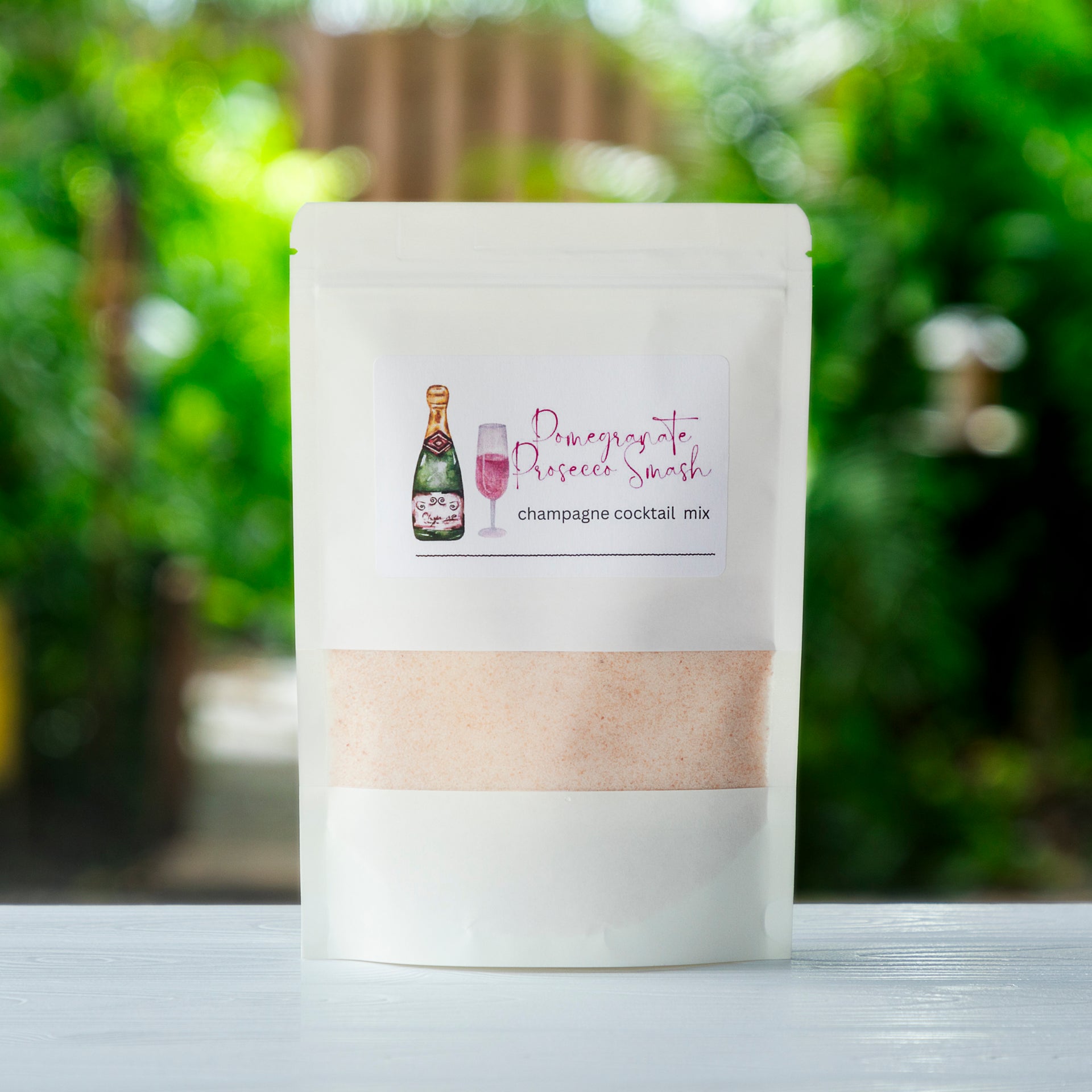 Mixology Mixes drink pomegranate prosecco cocktail